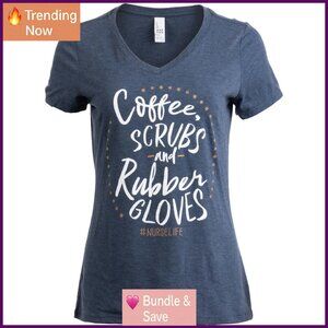 Funny Medical Humor V-Neck T-Shirt Women's Soft Cotton Tee